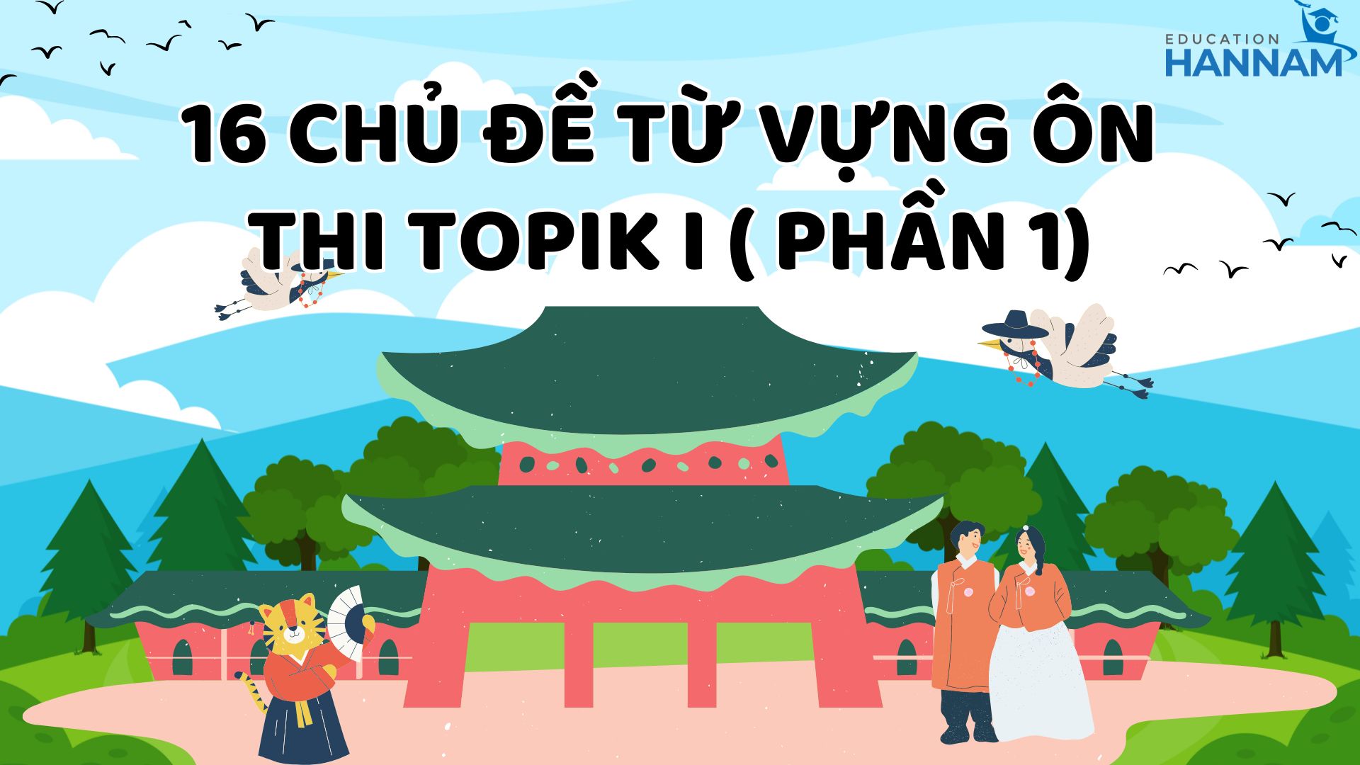 Blue and Green Illustrative Travel Guide To Seoul Presentation