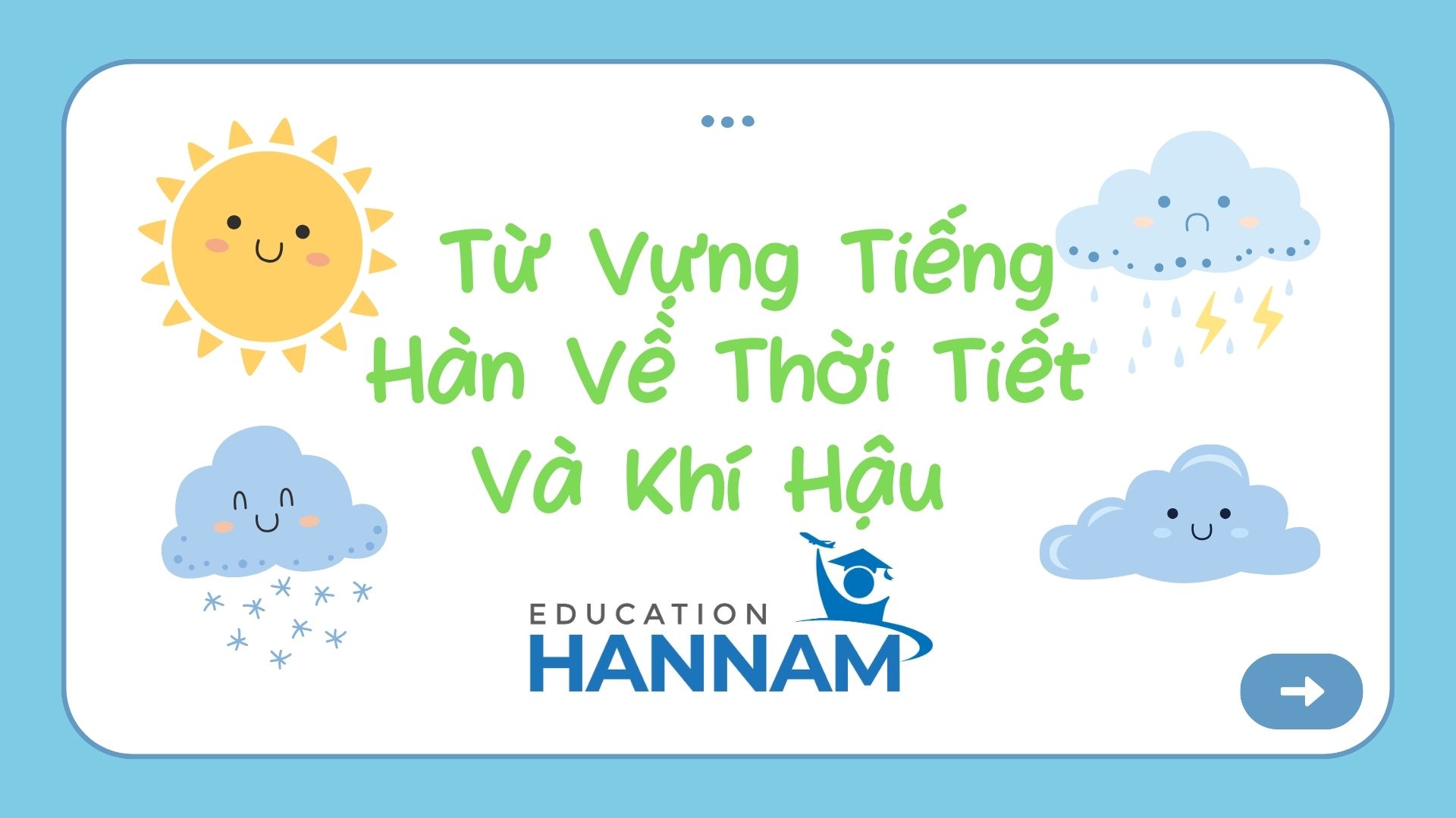 Weather Forecast Symbols Presentation Blue and White Simple Style