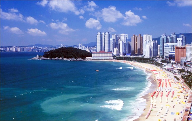 HanNam-Biển Haeundae – Bãi biển nổi tiếng nhất Busan